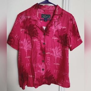Island Traders Vintage Button Down Shirt